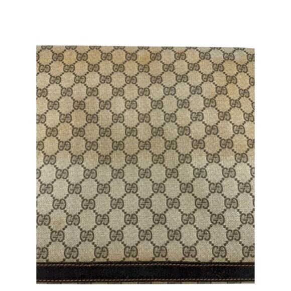 GUCCI Authentic Vintage Canvas Leather Trim Business Portfolio Attache Case - Picture 12 of 16